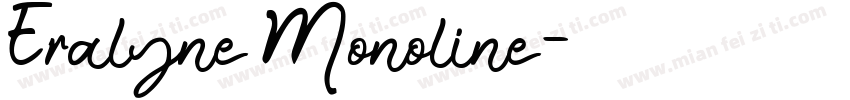 Eralyne Monoline字体转换